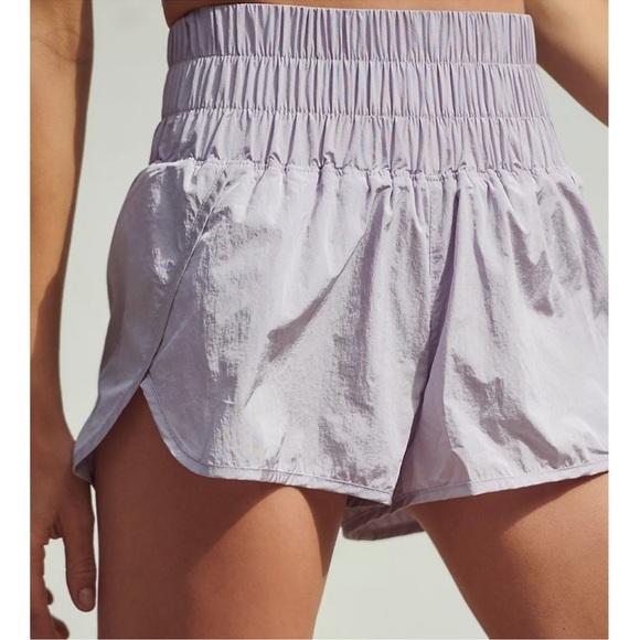 Free People Movement The Way Home Lavender Shorts Size Medium - Picture 11 of 11